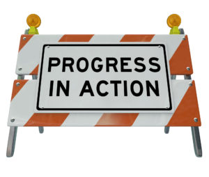 Progress in Action Road Barricade Improvement and Change