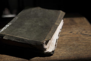 old leather bible