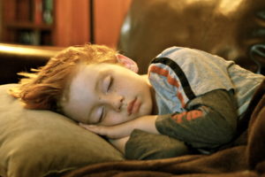 sleeping boy